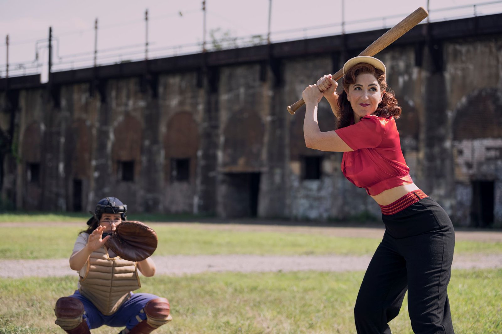 Greta Gill in A League On Their Own